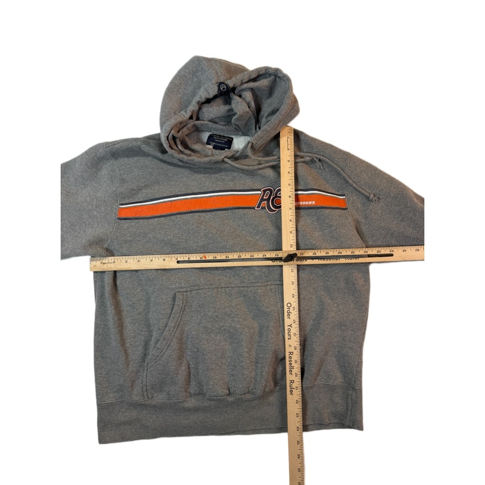Vintage American Eagle Snowboarding Hoodie Men Medium Gray Y2K Streetwear - Picture 5 of 7